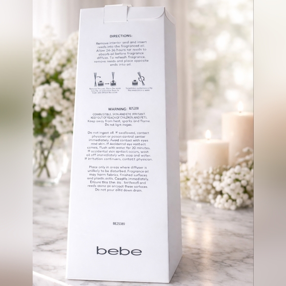 Bebe Onyx Crystal Reed Diffuser - Picture 2 of 3